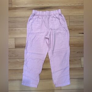 Wonderly Soft Pink Elastic Waist Pants
